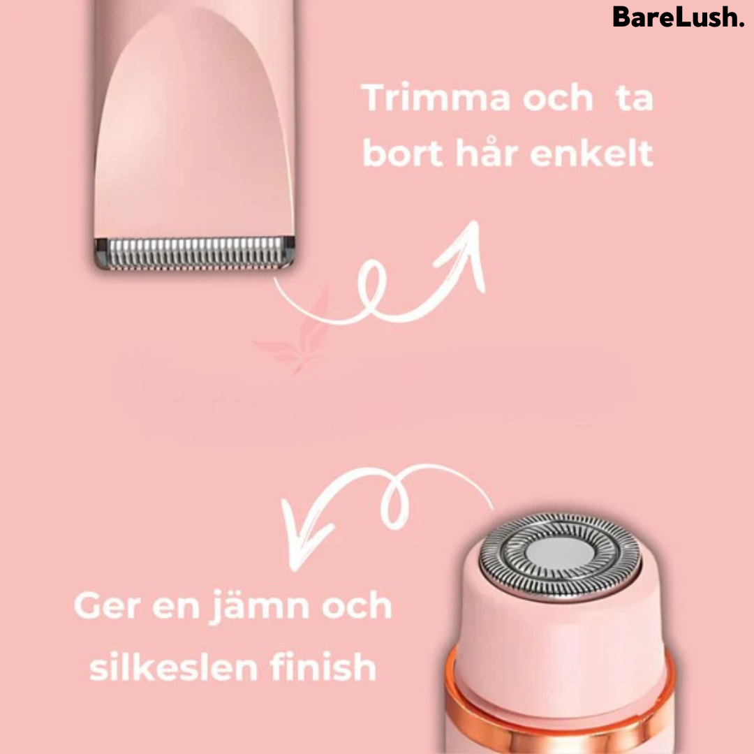 BareLush - Skonsam rakning som låter din hud andas!